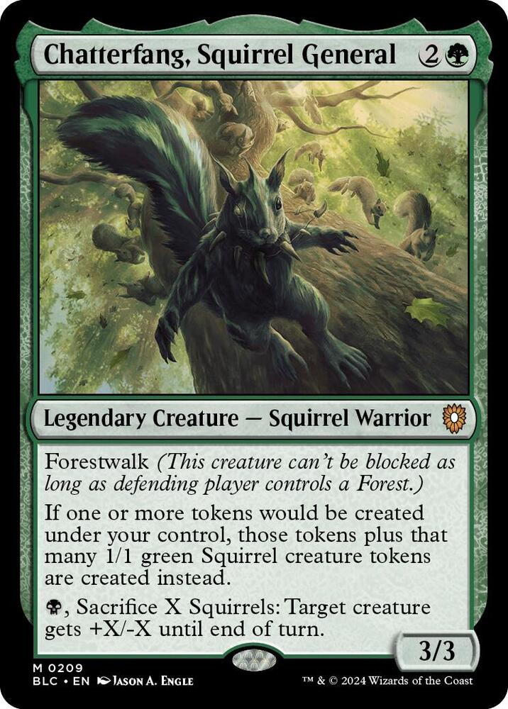 Chatterfang, Squirrel General - Green / Black