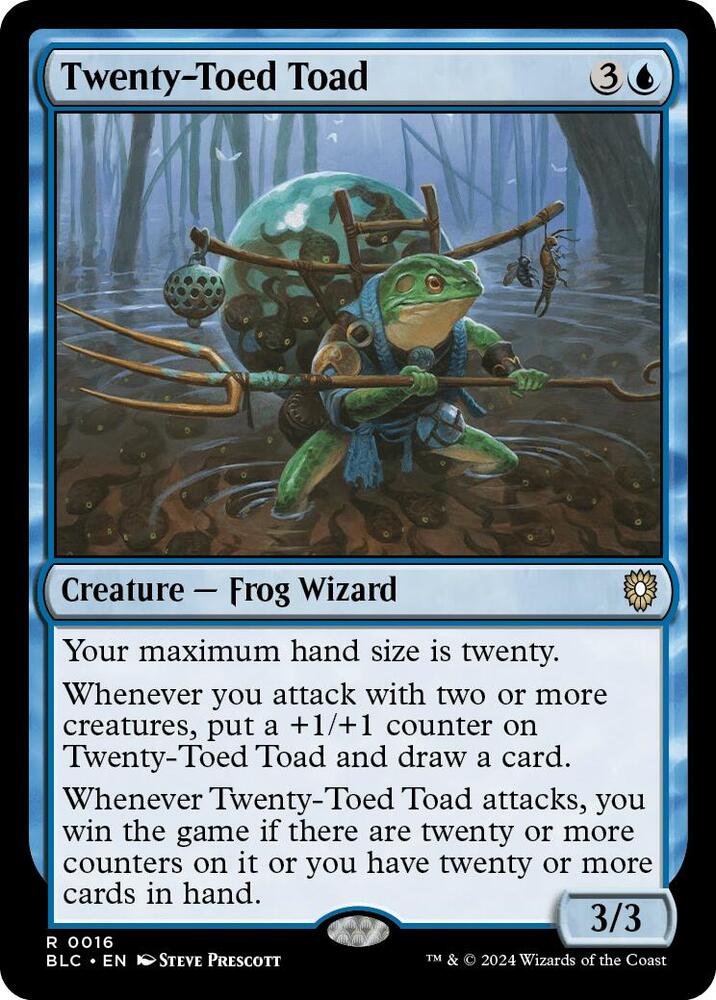 Twenty-Toed Toad - Blue