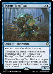 Twenty-Toed Toad - Blue