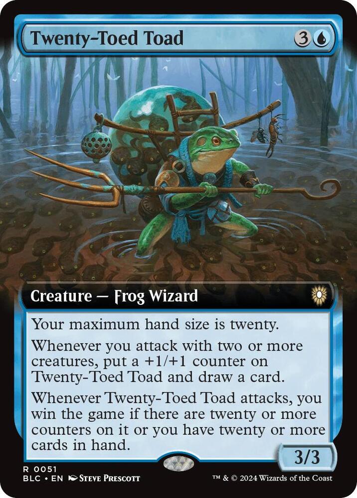 Twenty-Toed Toad - Blue