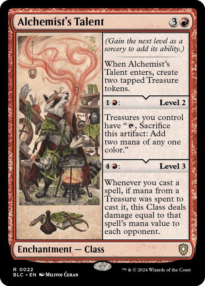 Alchemist's Talent - Red
