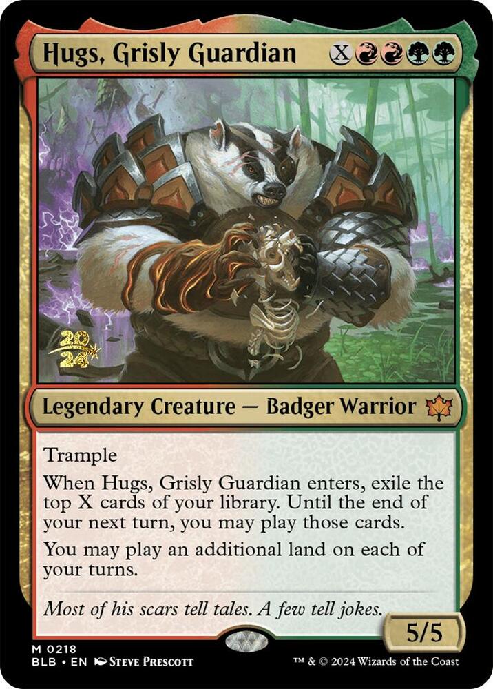 Hugs, Grisly Guardian - Red/Green