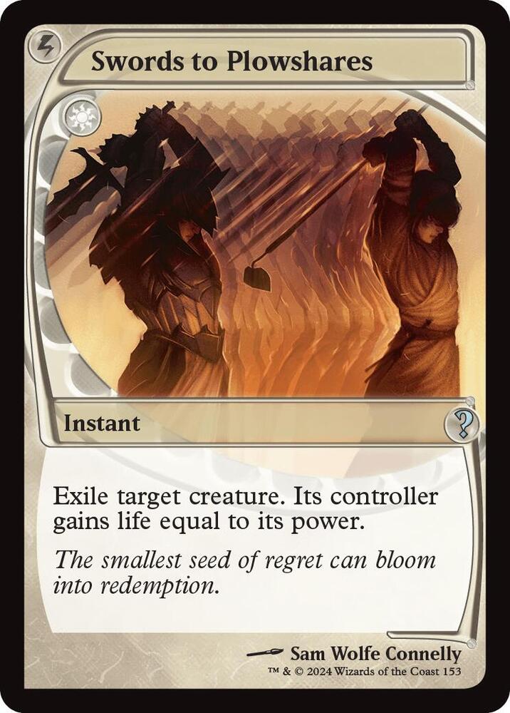 Swords to Plowshares - White - Staple