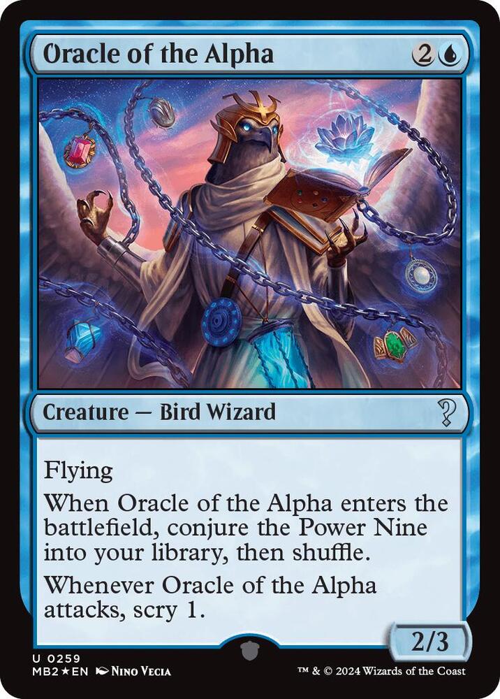 Oracle of the Alpha - Blue