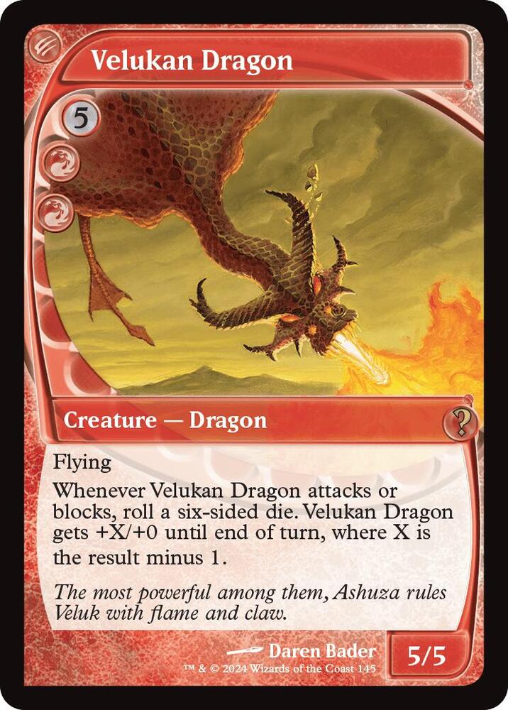 Velukan Dragon - Red