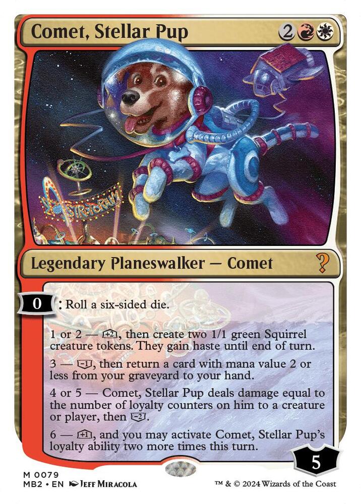 Comet, Stellar Pup - Red / White
