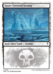 Snow-Covered Swamp - Land