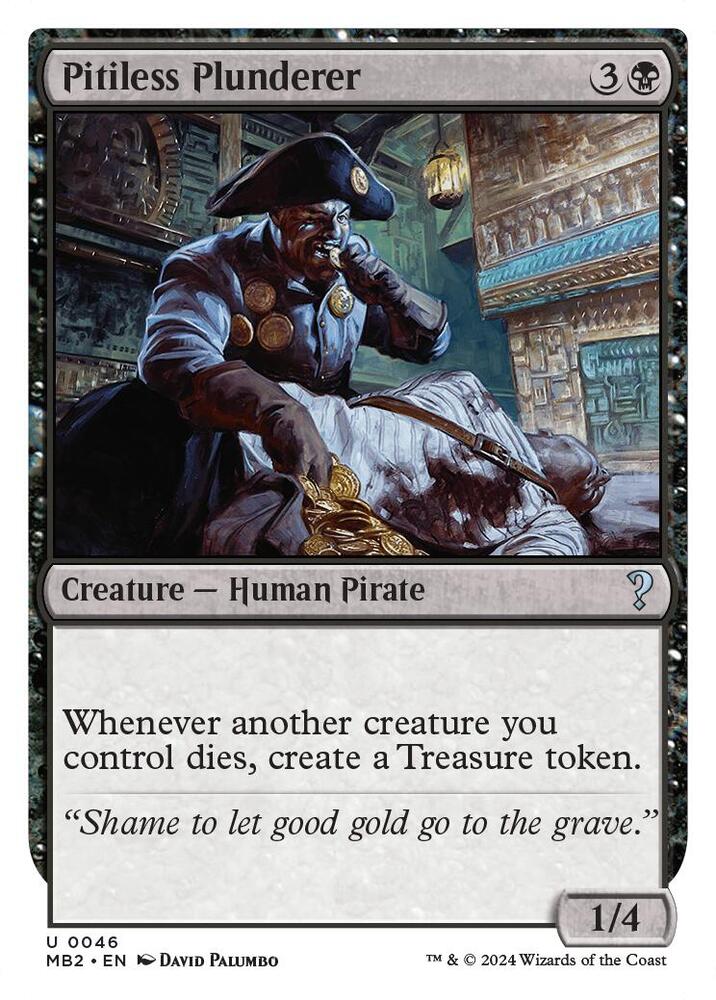 Pitiless Plunderer - Black - Staple