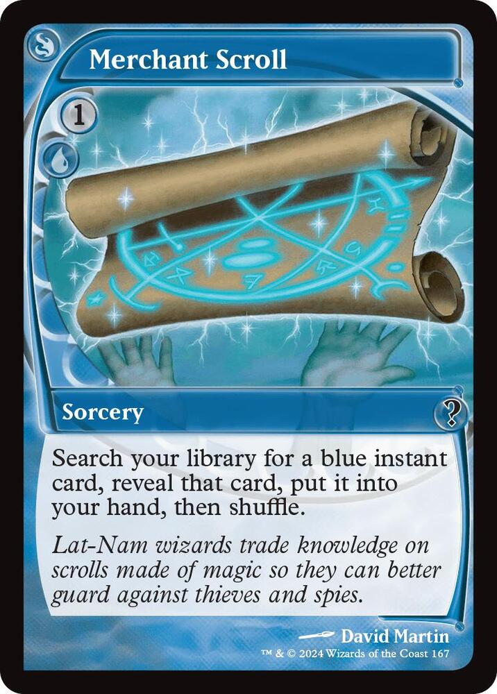 Merchant Scroll - Sorcery - Blue - Staple