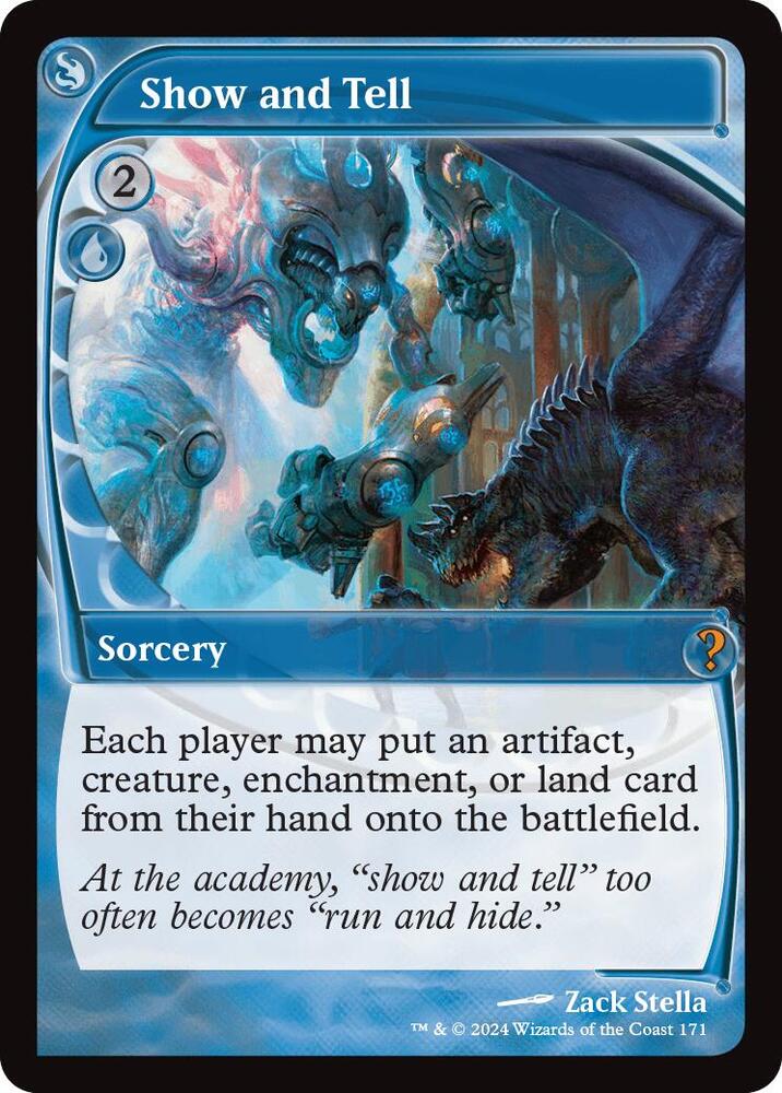 Show and Tell - Blue