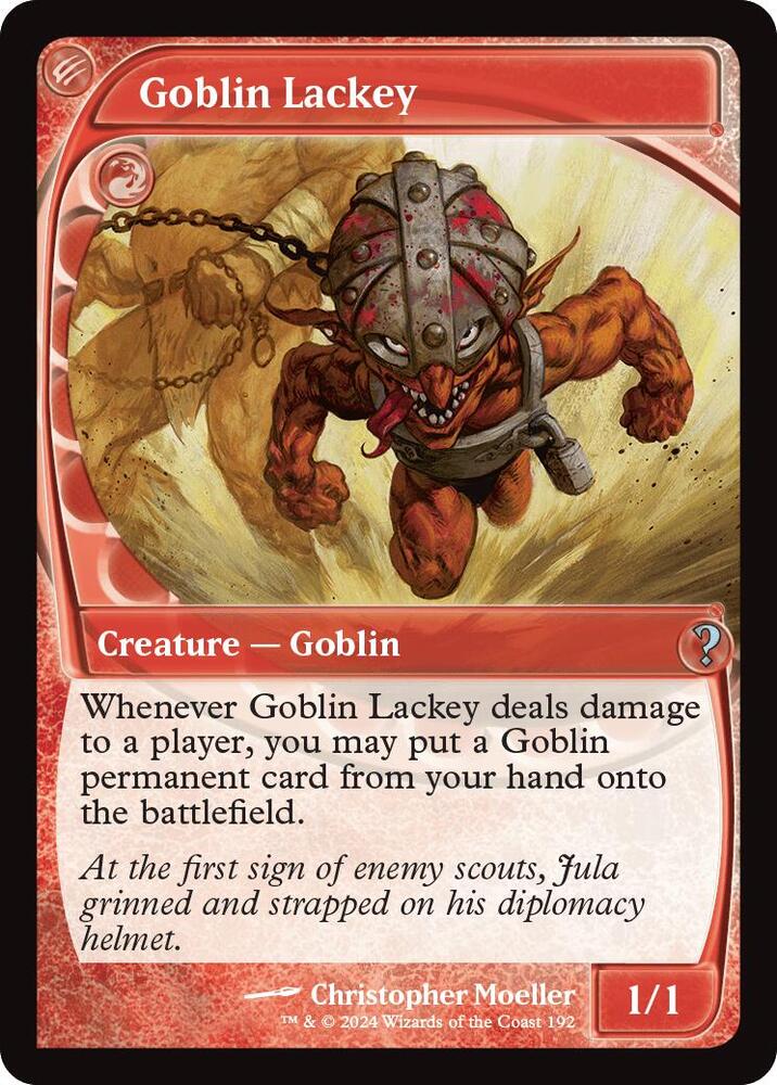 Goblin Lackey - Red