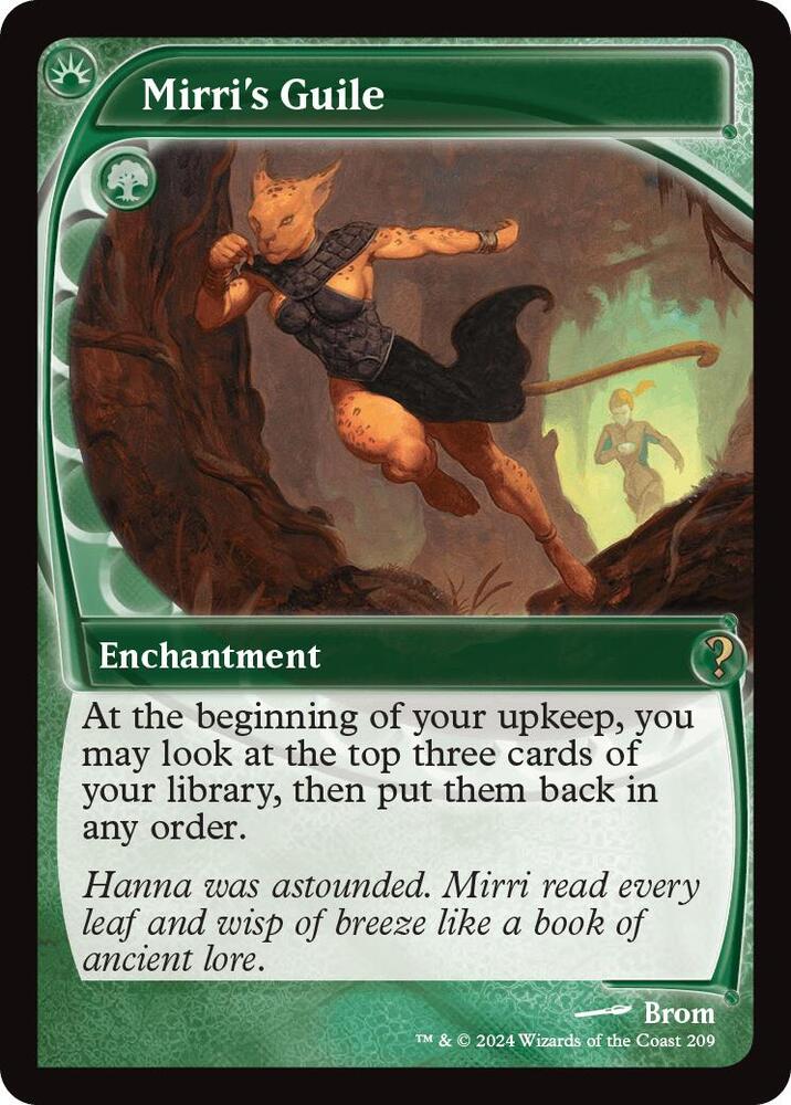 Mirri's Guile - Green