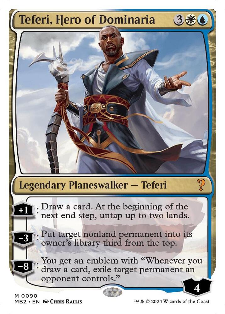Teferi, Hero of Dominaria - White/Blue