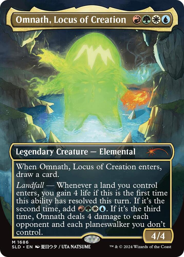 Omnath, Locus of Creation - Red/Green/White/Blue Infinity Flux Omnath, Locus of Creation - Red/Green/White/Blue Infinity Flux