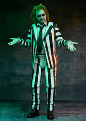 Beetlejuice Beetlejuice - Ultimate Striped Suit Beetlejuice 7" Scale Action Figure