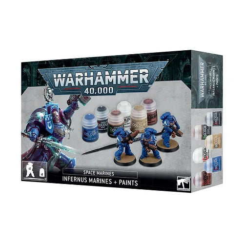 Warhammer 40K: Space Marines Infernus Marines and Paint Set
