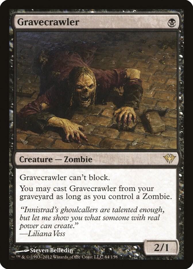 Gravecrawler - Creature - Zombie - Black