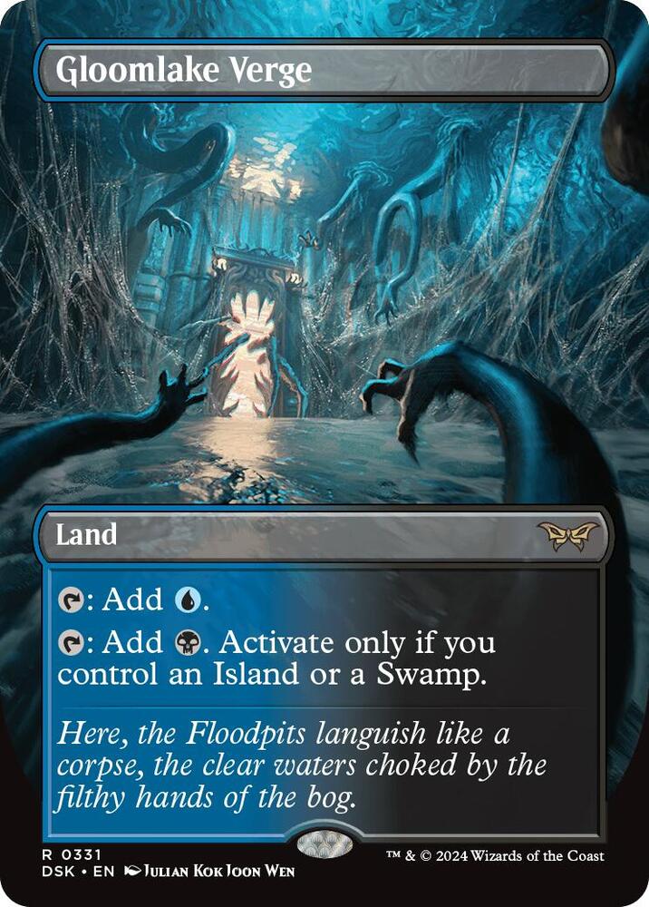 MTG グルームレイクの境界/Gloomlake Verge 英語 4枚 Gloomlake Verge - Land – Infinity Flux