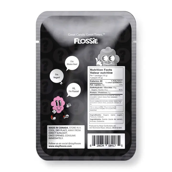 Mystery Flavour Cotton Candy Flossise Brand