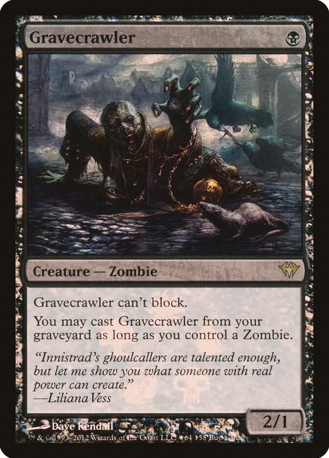 Gravecrawler - Creature - Zombie - Black