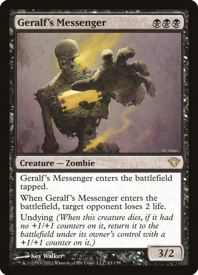 Geralf's Messenger - Black