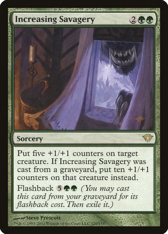 Increasing Savagery - Green