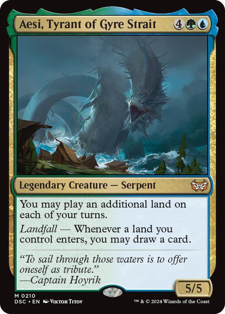 Aesi, Tyrant of Gyre Strait - Green/Blue