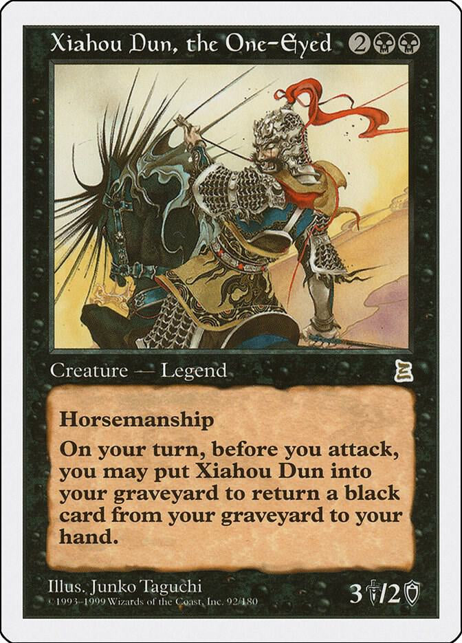 Xiahou Dun, the One-Eyed - Black