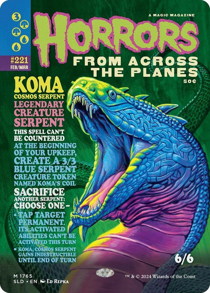 Koma, Cosmos Serpent - Green/Blue