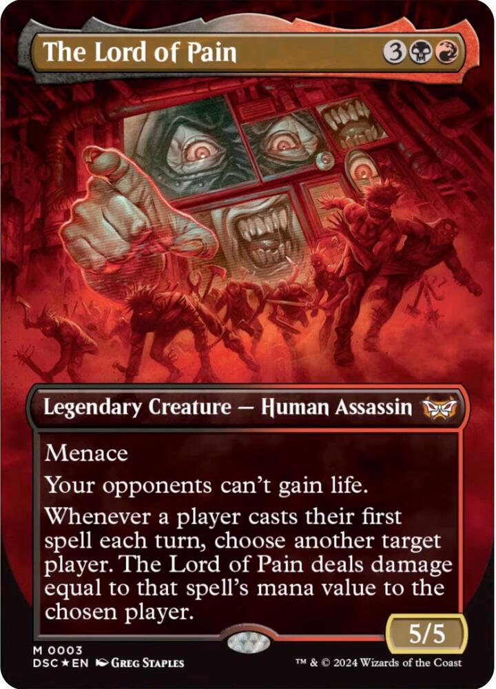 The Lord of Pain - Black/Red