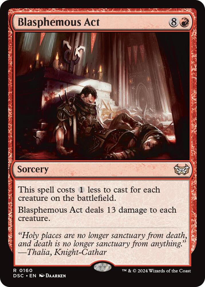 Blasphemous Act - sorcery - Red - Staple