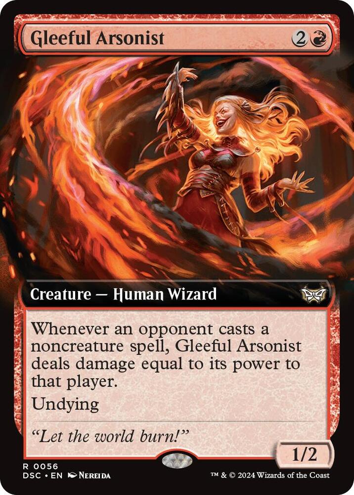 Gleeful Arsonist - Red