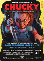 Chucky - Kardur, Doomscourge - Black/Red