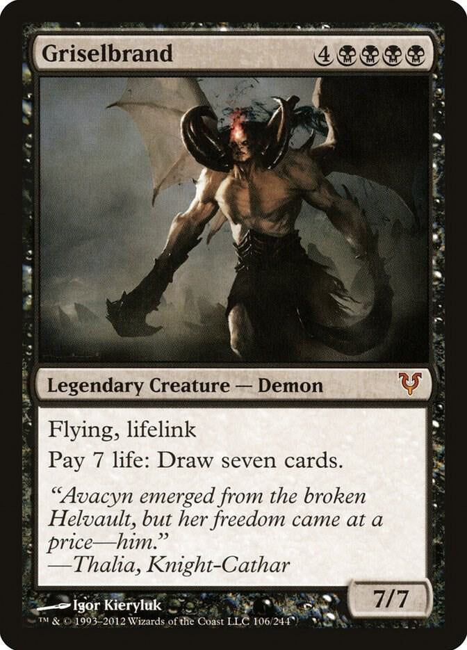 Griselbrand - Legendary Creature - Demon - Black