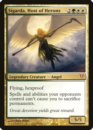 Sigarda, Host of Herons - Green/White