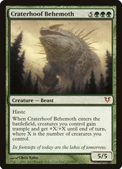 Craterhoof Behemoth - Creature - Beast - Green