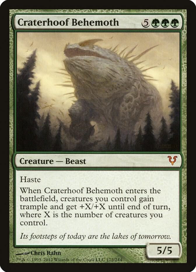 Craterhoof Behemoth - Creature - Beast - Green