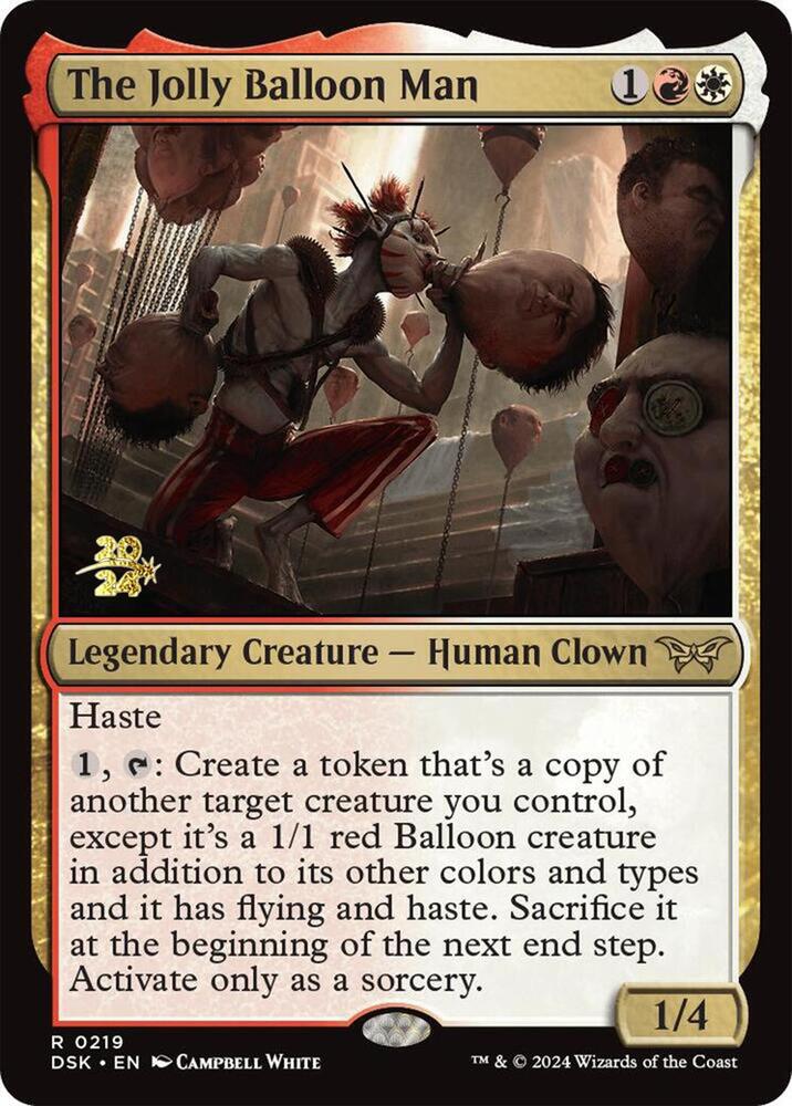 The Jolly Balloon Man - Red/White