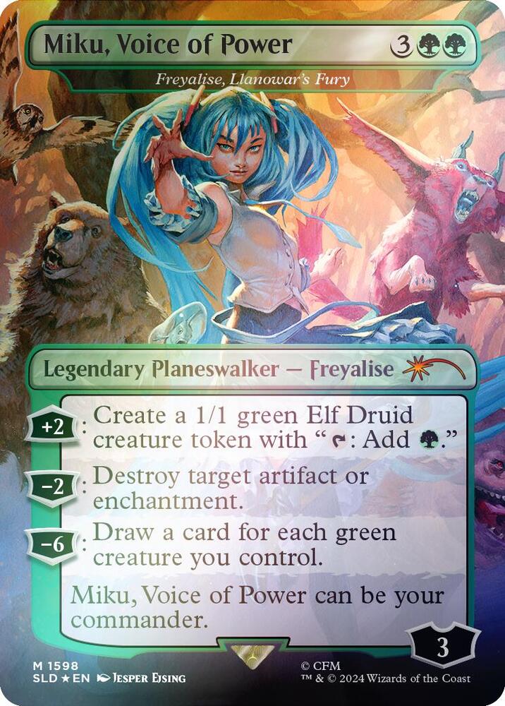 Freyalise, Llanowar's Fury - Green