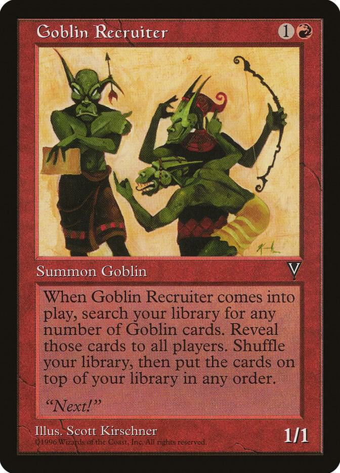 Goblin Recruiter - Red