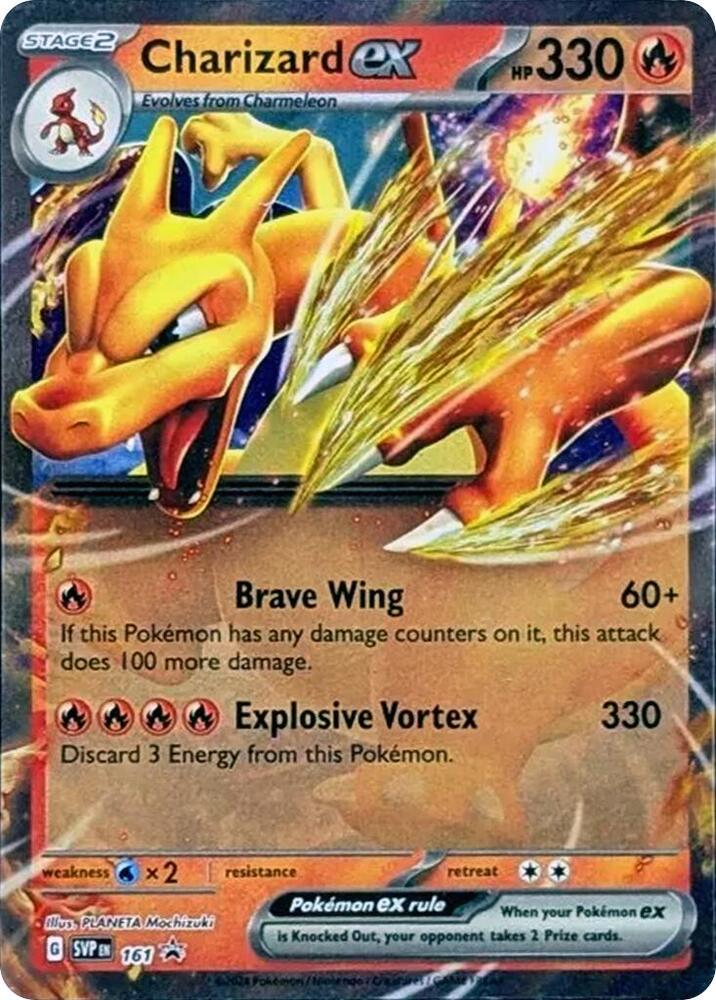 Charizard EX - Fire - 161 (NM) SV: Scarlet & Violet Promo Cards (SVP) Charizard EX - Fire - 161 (NM) SV: Scarlet & Violet Promo Cards (SVP)