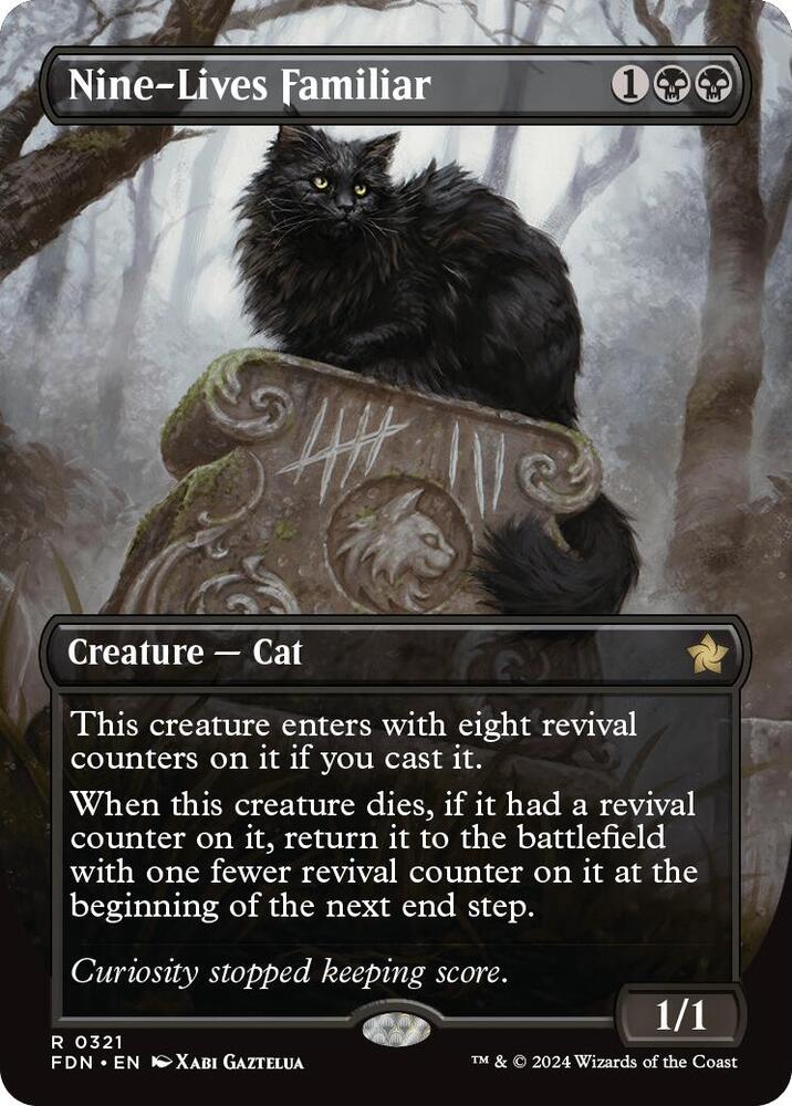 Nine-Lives Familiar - Black
