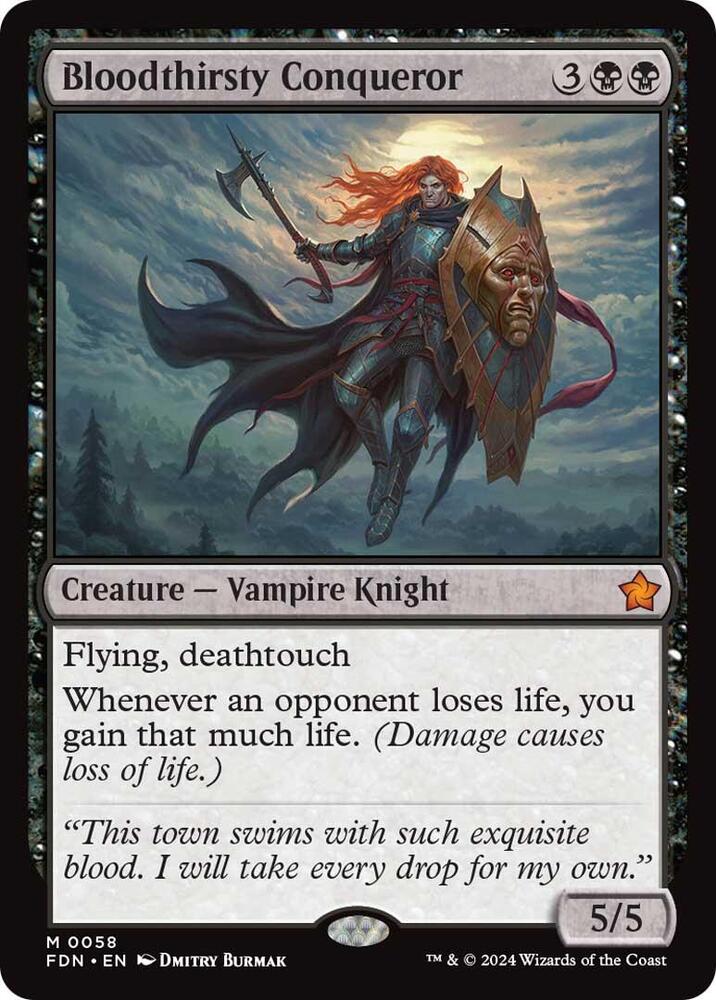 Bloodthirsty Conqueror - Black