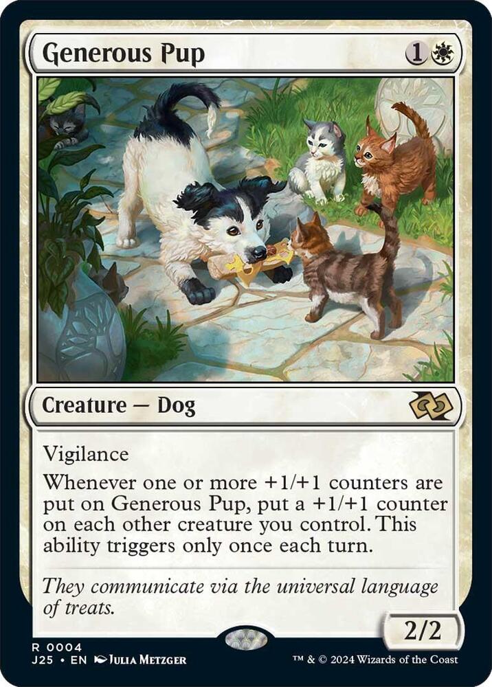 Generous Pup - White