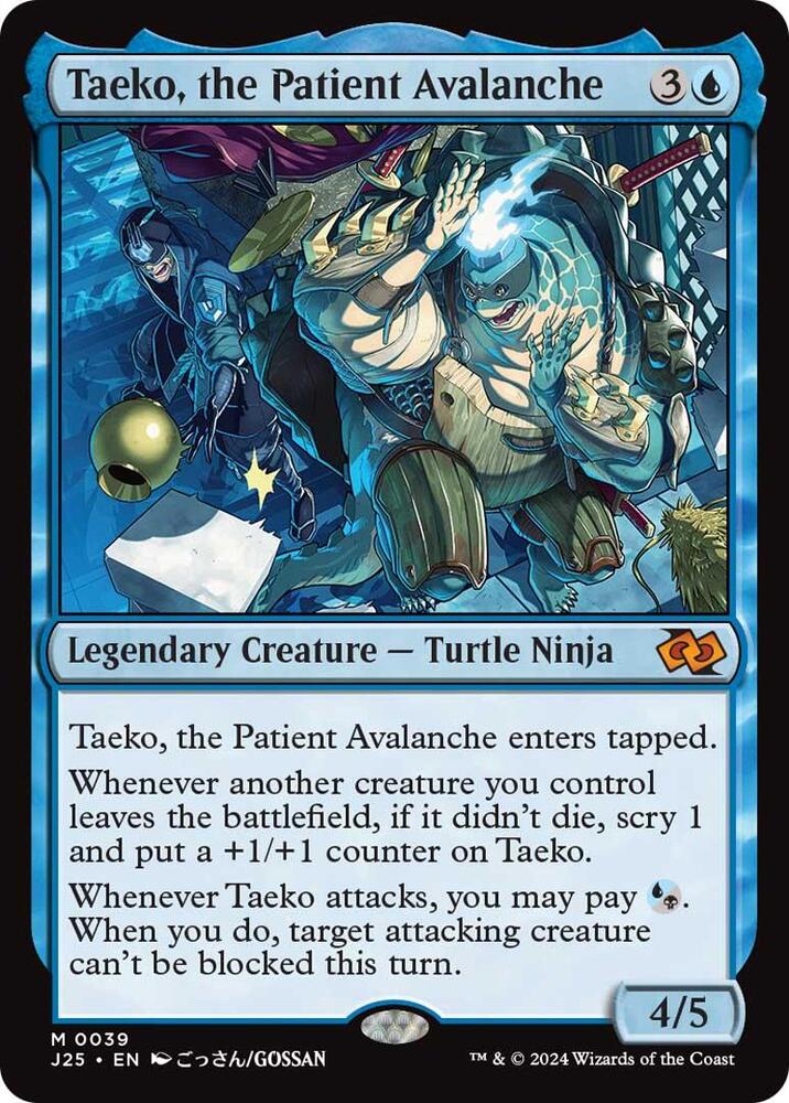 Taeko, the Patient Avalanche - Blue