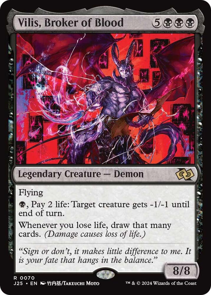 Vilis, Broker of Blood - Legendary Creature - Demon - Black