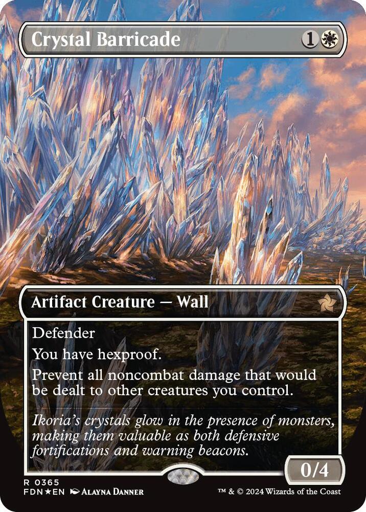 Crystal Barricade - White