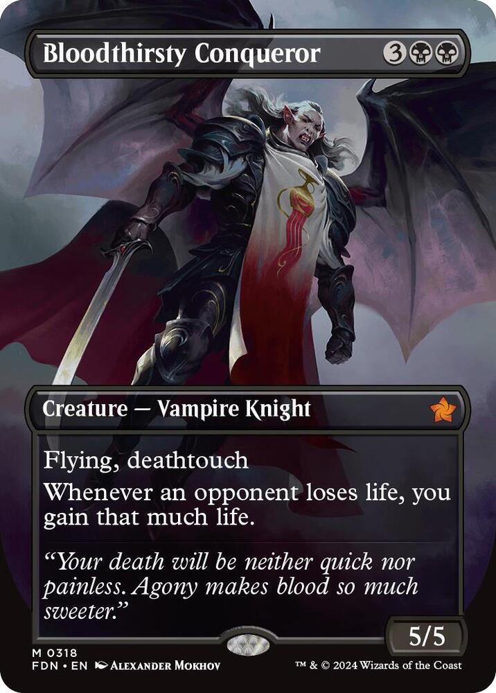 Bloodthirsty Conqueror - Black