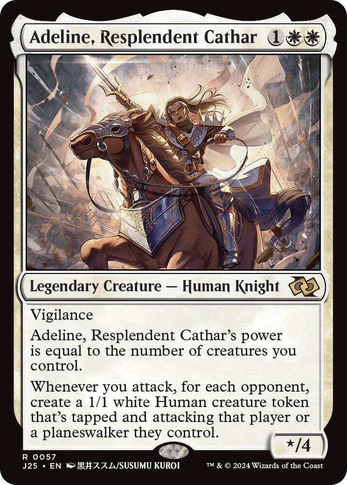 Adeline, Resplendent Cathar - White