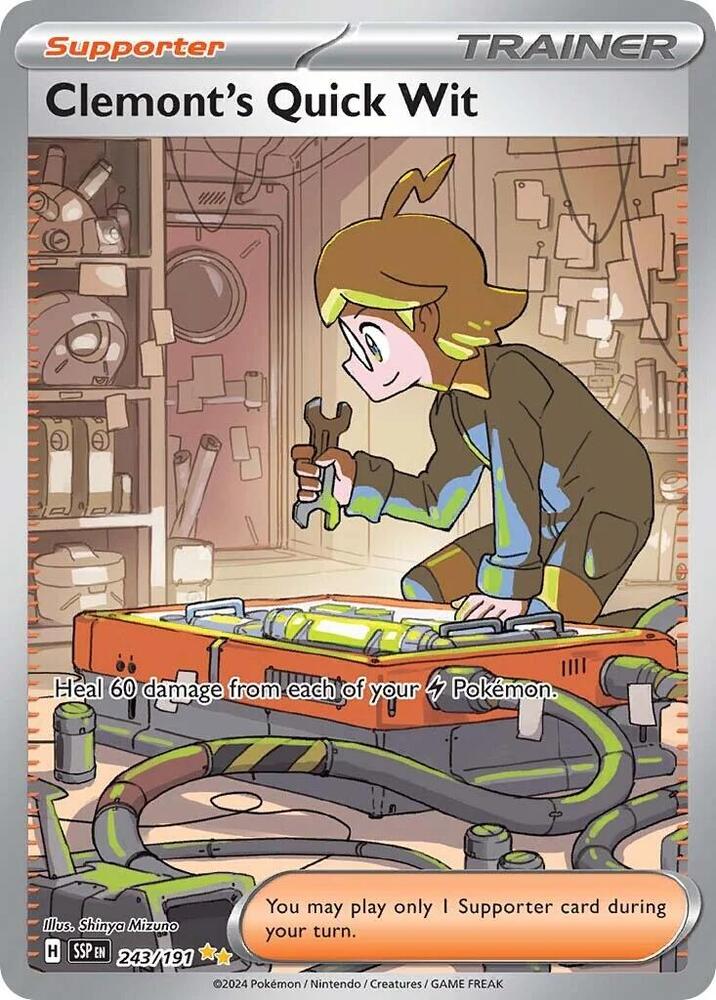Clemont's Quick Wit - Trainer - Supporter